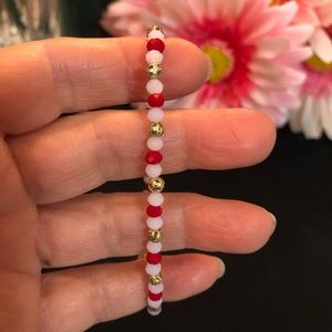 Red Pink Gold Bracelet